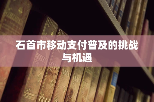 石首市移动支付普及的挑战与机遇
