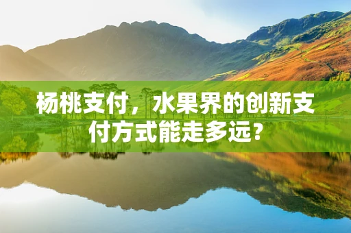 杨桃支付，水果界的创新支付方式能走多远？