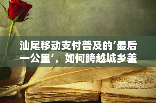 汕尾移动支付普及的‘最后一公里’，如何跨越城乡差距？