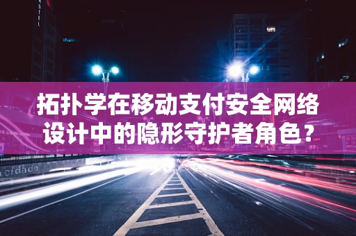 拓扑学在移动支付安全网络设计中的隐形守护者角色？