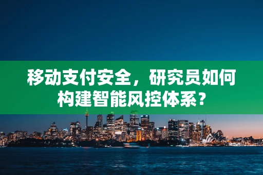 移动支付安全，研究员如何构建智能风控体系？