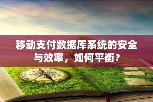 移动支付数据库系统的安全与效率，如何平衡？