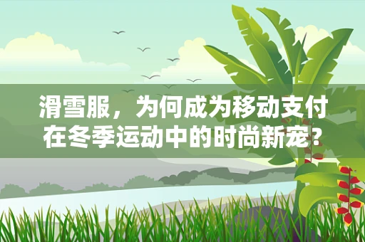 滑雪服，为何成为移动支付在冬季运动中的时尚新宠？