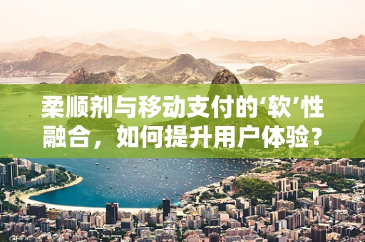 柔顺剂与移动支付的‘软’性融合，如何提升用户体验？