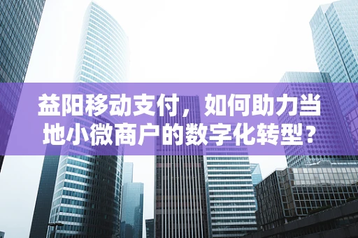 益阳移动支付，如何助力当地小微商户的数字化转型？