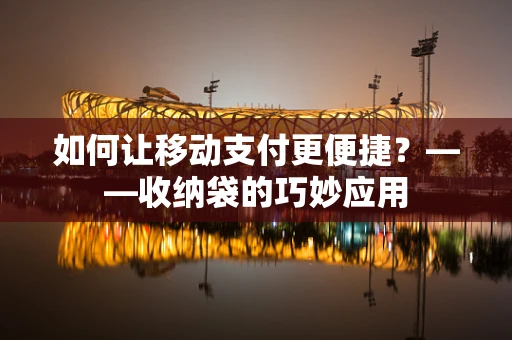 如何让移动支付更便捷？——收纳袋的巧妙应用