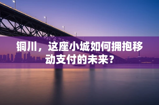 铜川，这座小城如何拥抱移动支付的未来？