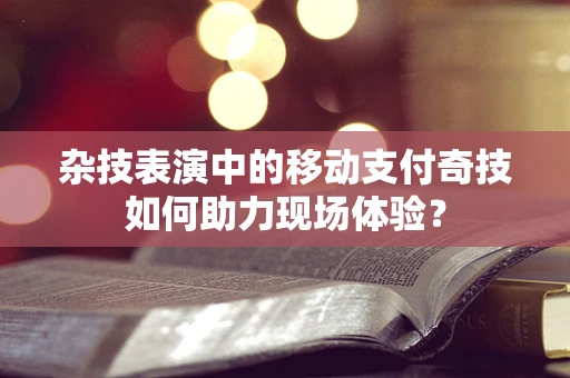 杂技表演中的移动支付奇技如何助力现场体验？