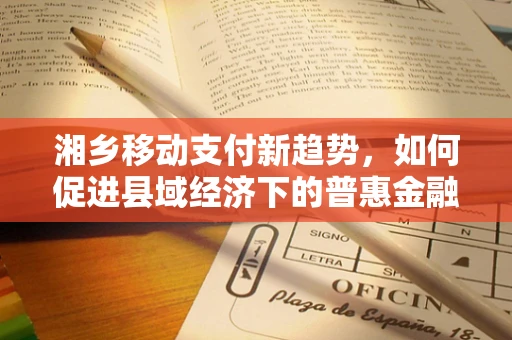 湘乡移动支付新趋势，如何促进县域经济下的普惠金融发展？