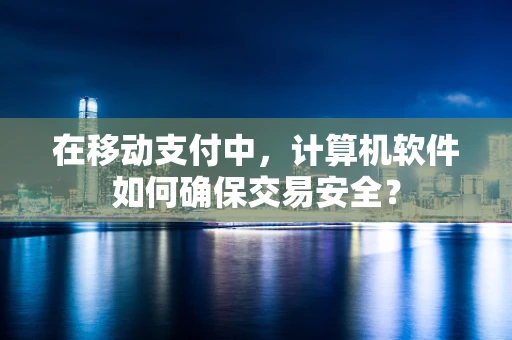 在移动支付中，计算机软件如何确保交易安全？