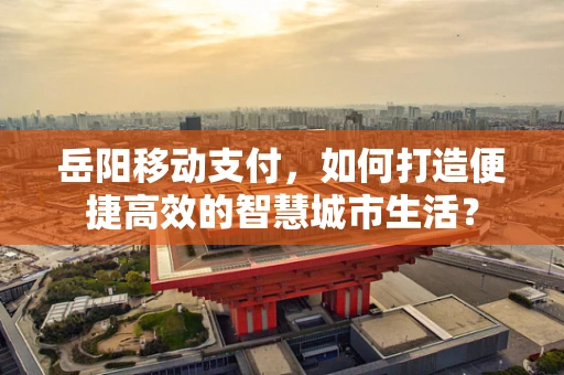 岳阳移动支付，如何打造便捷高效的智慧城市生活？