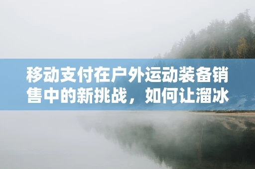移动支付在户外运动装备销售中的新挑战，如何让溜冰鞋的支付体验滑得更顺畅？