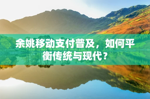 余姚移动支付普及，如何平衡传统与现代？