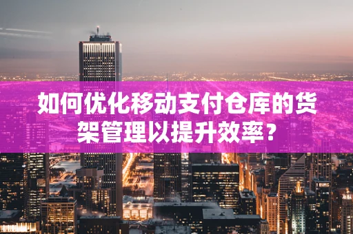 如何优化移动支付仓库的货架管理以提升效率？