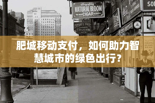 肥城移动支付，如何助力智慧城市的绿色出行？