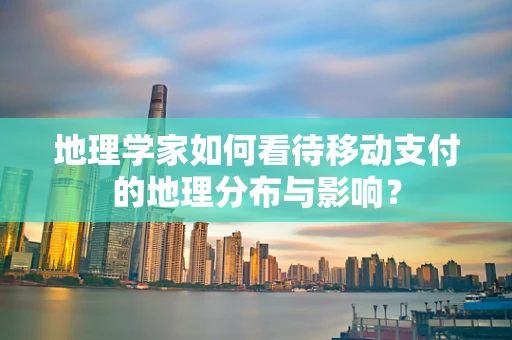 地理学家如何看待移动支付的地理分布与影响？