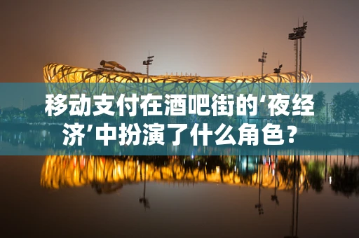 移动支付在酒吧街的‘夜经济’中扮演了什么角色？