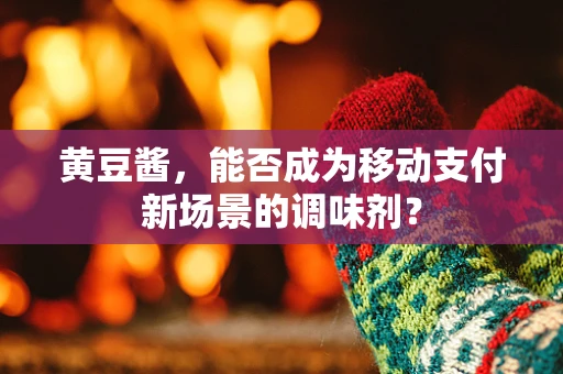黄豆酱，能否成为移动支付新场景的调味剂？