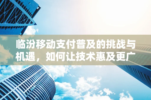 临汾移动支付普及的挑战与机遇，如何让技术惠及更广泛的民众？