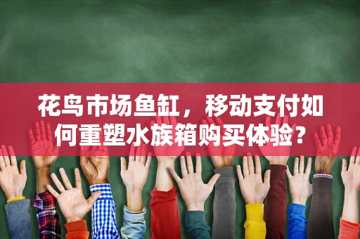 花鸟市场鱼缸，移动支付如何重塑水族箱购买体验？