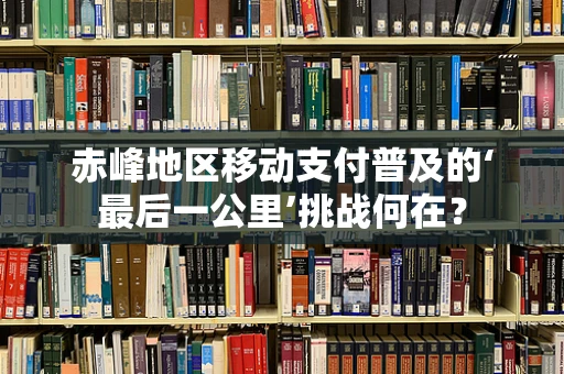 赤峰地区移动支付普及的‘最后一公里’挑战何在？