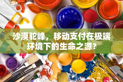 沙漠驼峰，移动支付在极端环境下的生命之源？