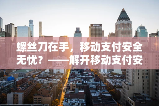 螺丝刀在手，移动支付安全无忧？——解开移动支付安全的小细节