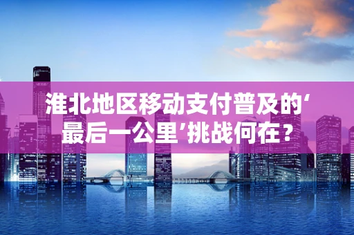 淮北地区移动支付普及的‘最后一公里’挑战何在？