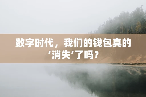数字时代，我们的钱包真的‘消失’了吗？