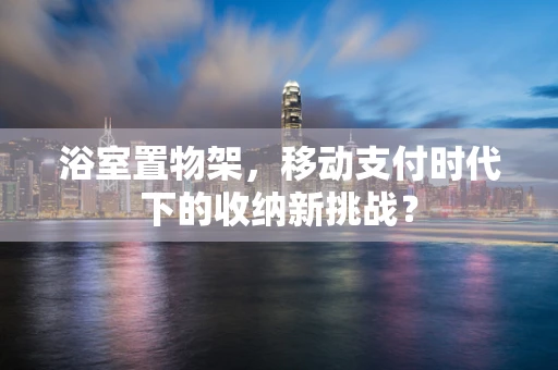 浴室置物架，移动支付时代下的收纳新挑战？