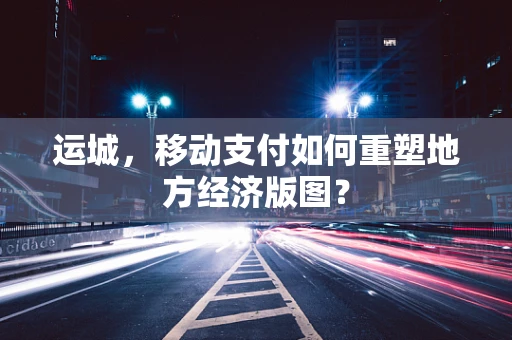 运城，移动支付如何重塑地方经济版图？