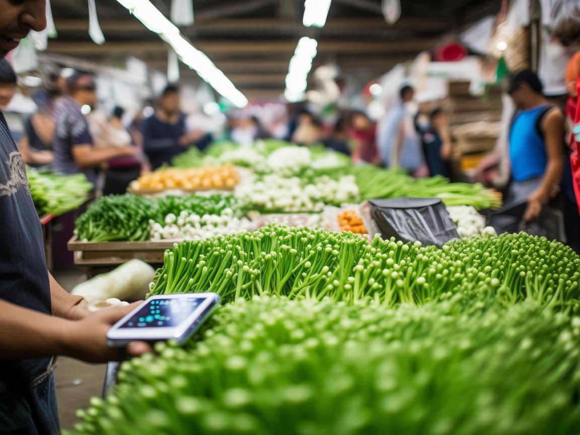 蒜苗支付新风尚，移动支付如何重塑蒜苗交易市场？